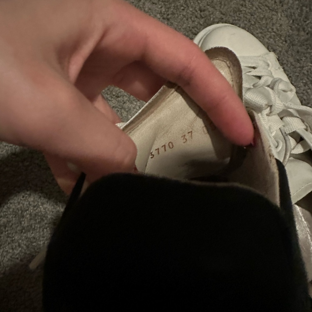 Alexander McQueen White and Black Sneakers - Picture 4 of 4